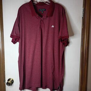 Aeropostale Red Polo Shirt Men's 3XL Short Sleeve A87 Logo Casual Tee